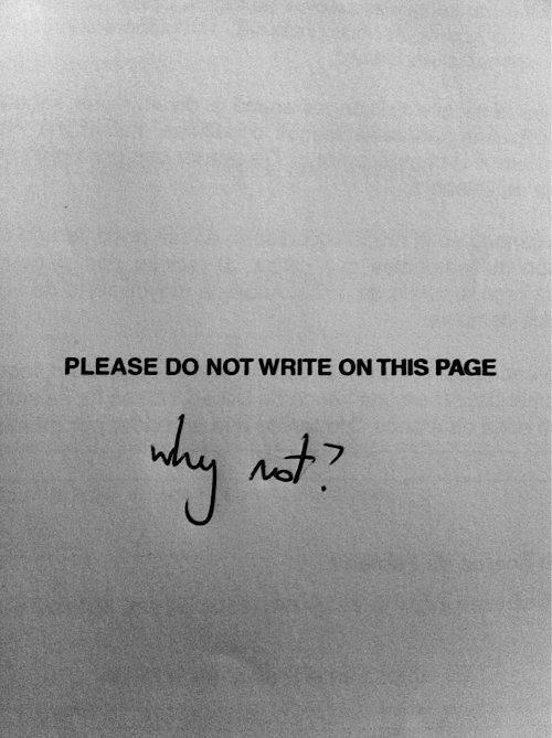 Please do not write on this page