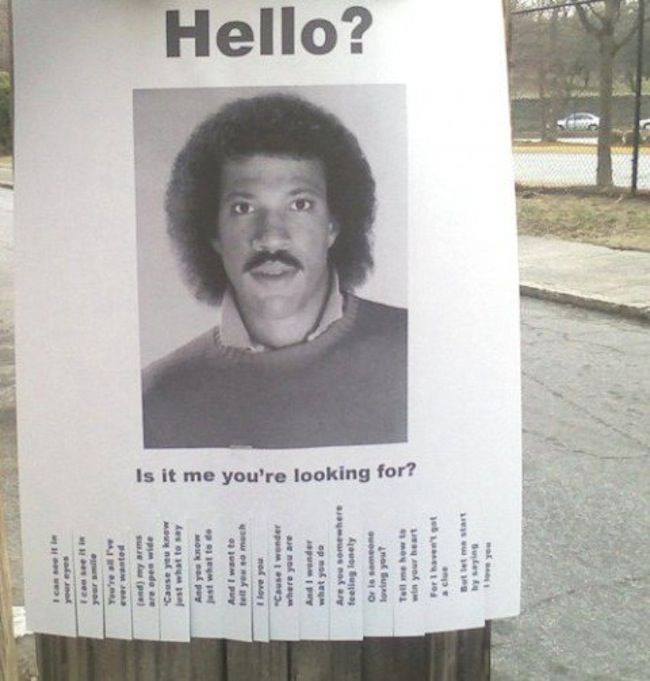 Hello Lionel Richie