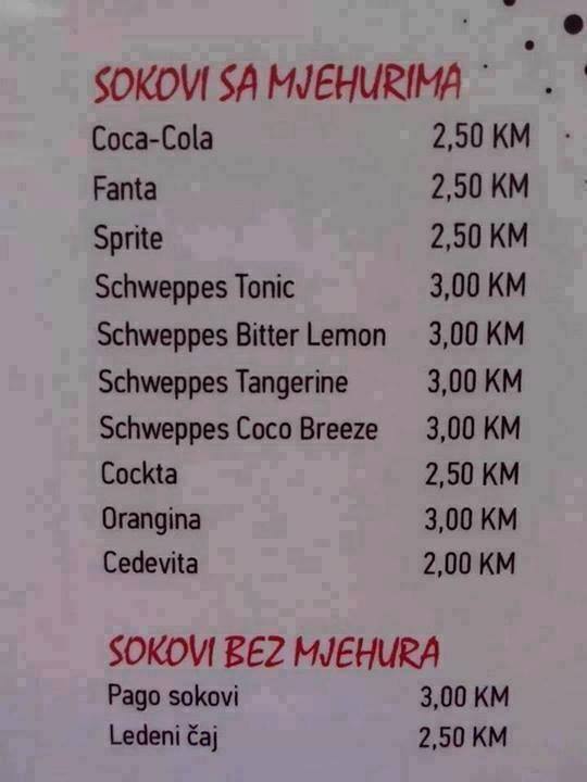 Sokovi sa mjehurima