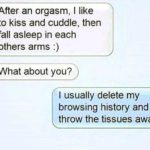 After orgasm